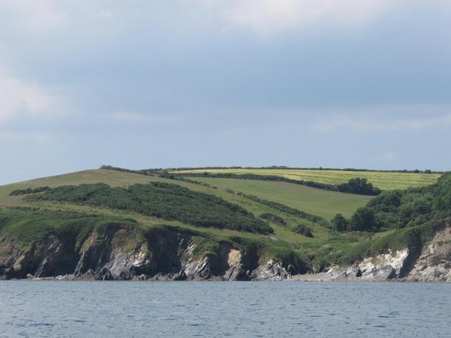 Irrelevant photo. The coast near Fowey, Cornwall.